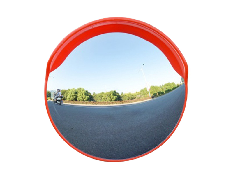 Espejo convexo de tráfico naranja resistente al desgaste para exteriores 100 cm