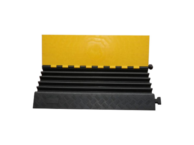 Cubierta protectora de goma para cable de 5 canales amarillo y negro de alta resistencia
