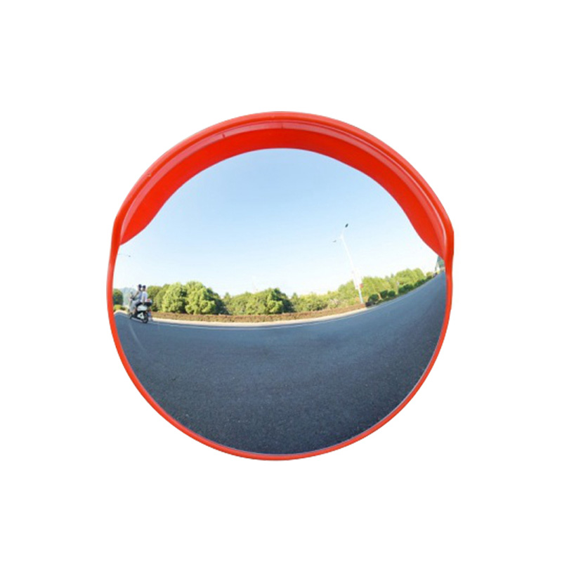 Outdoor Wearproof Orange Traffic Convex Mirror 100cm