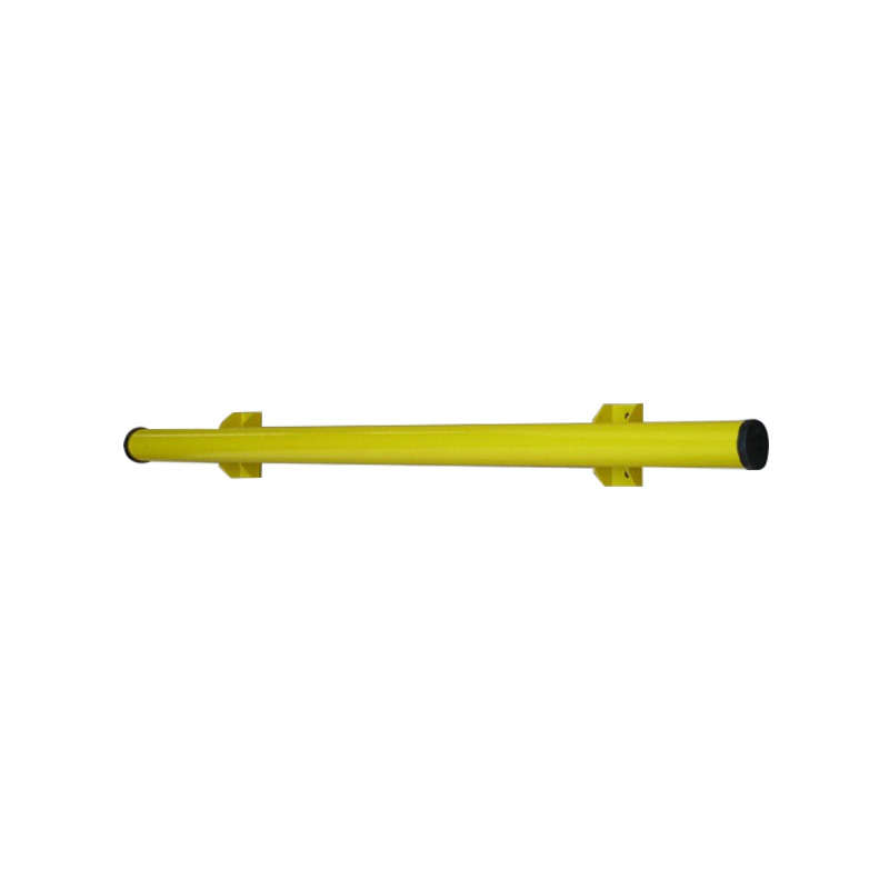 Rubber Car Wheel Stopper Steel pipe flat head positioner 2M
