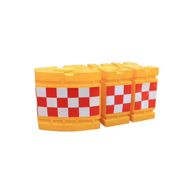 Rubber Traffic Barrier Safety Crash Bucket
