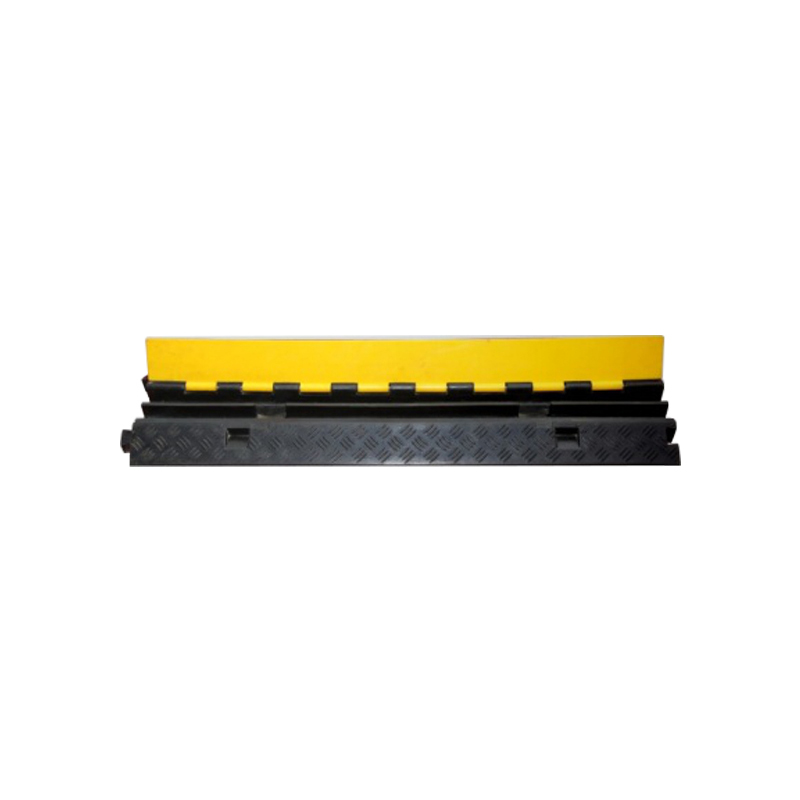 2-Channel Outdoor Heavy-Duty Rubber Cable Protection Cover